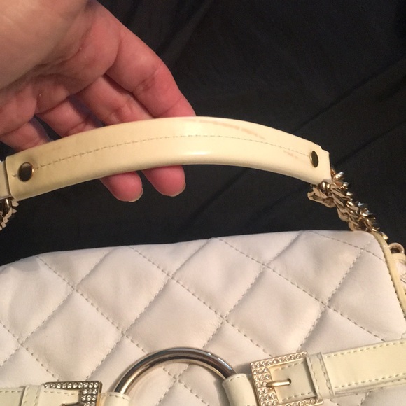 Bebe NWT White and Gold - Picture 8 of 8